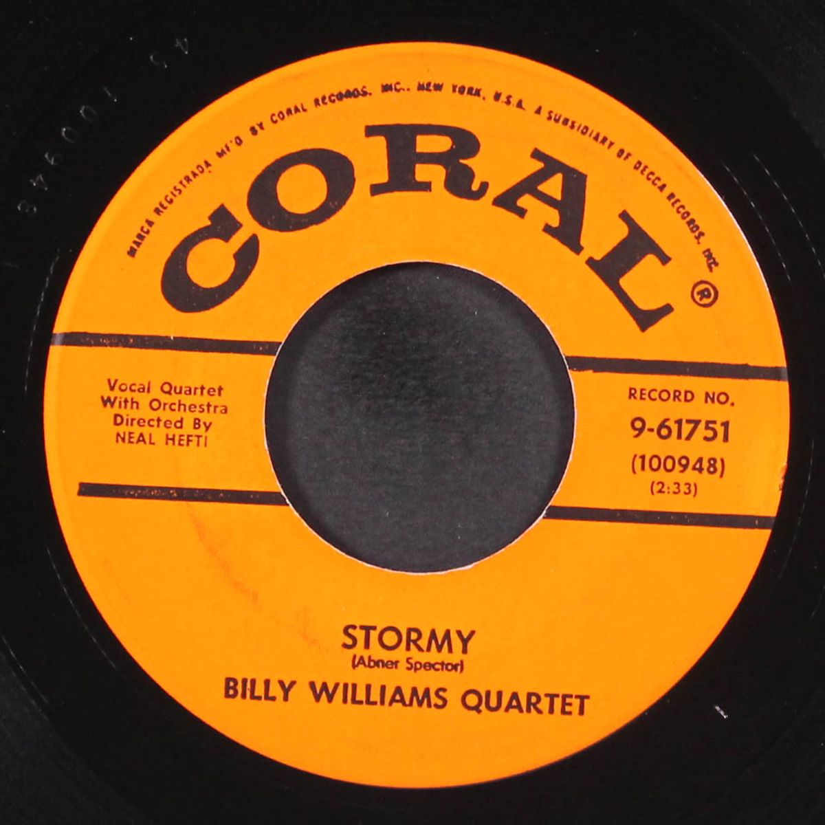 stormy / follow me by BILLY WILLIAMS QUARTET