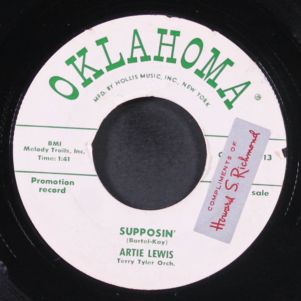 supposin / look back by ARTIE LEWIS