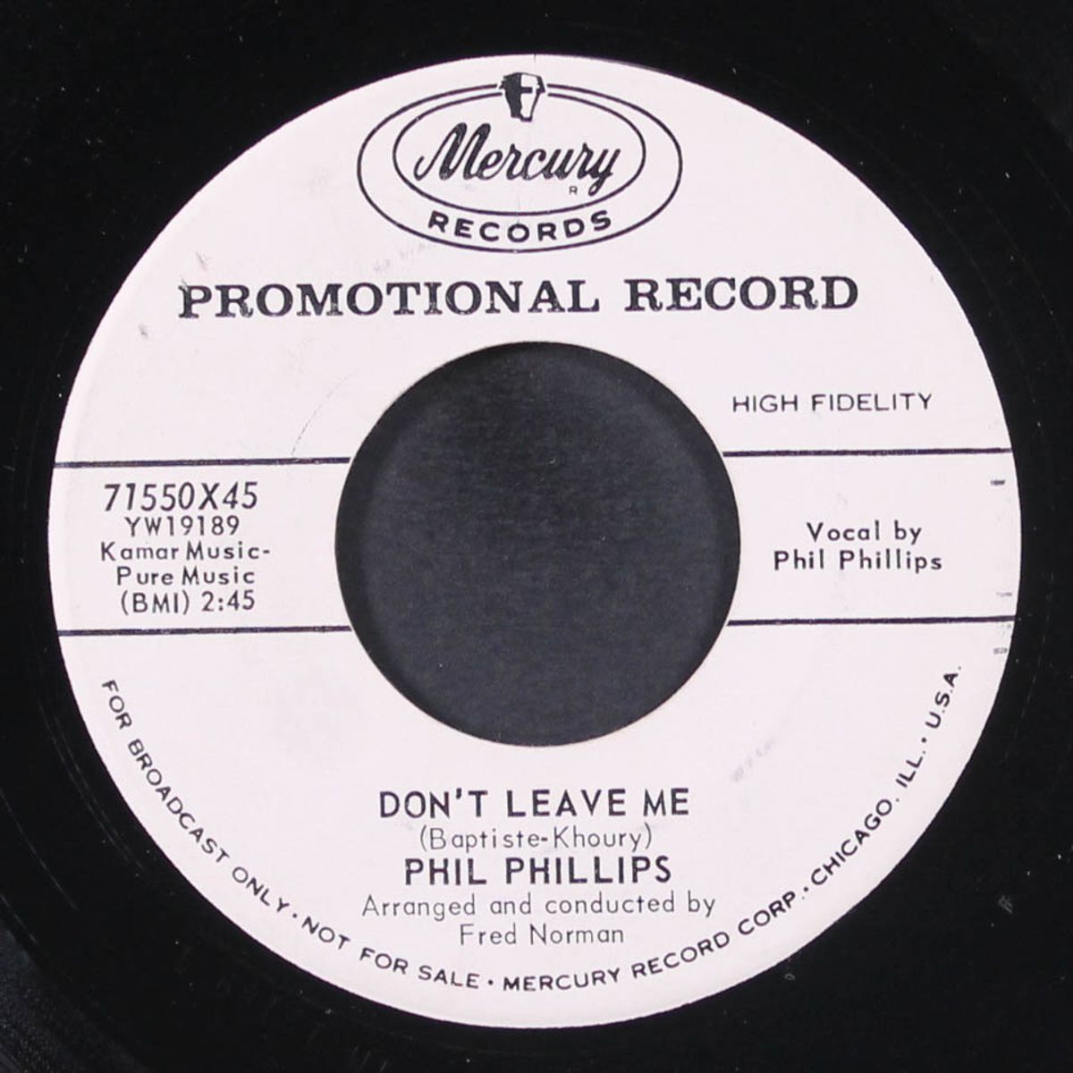 providing / don't leave me by PHIL PHILLIPS