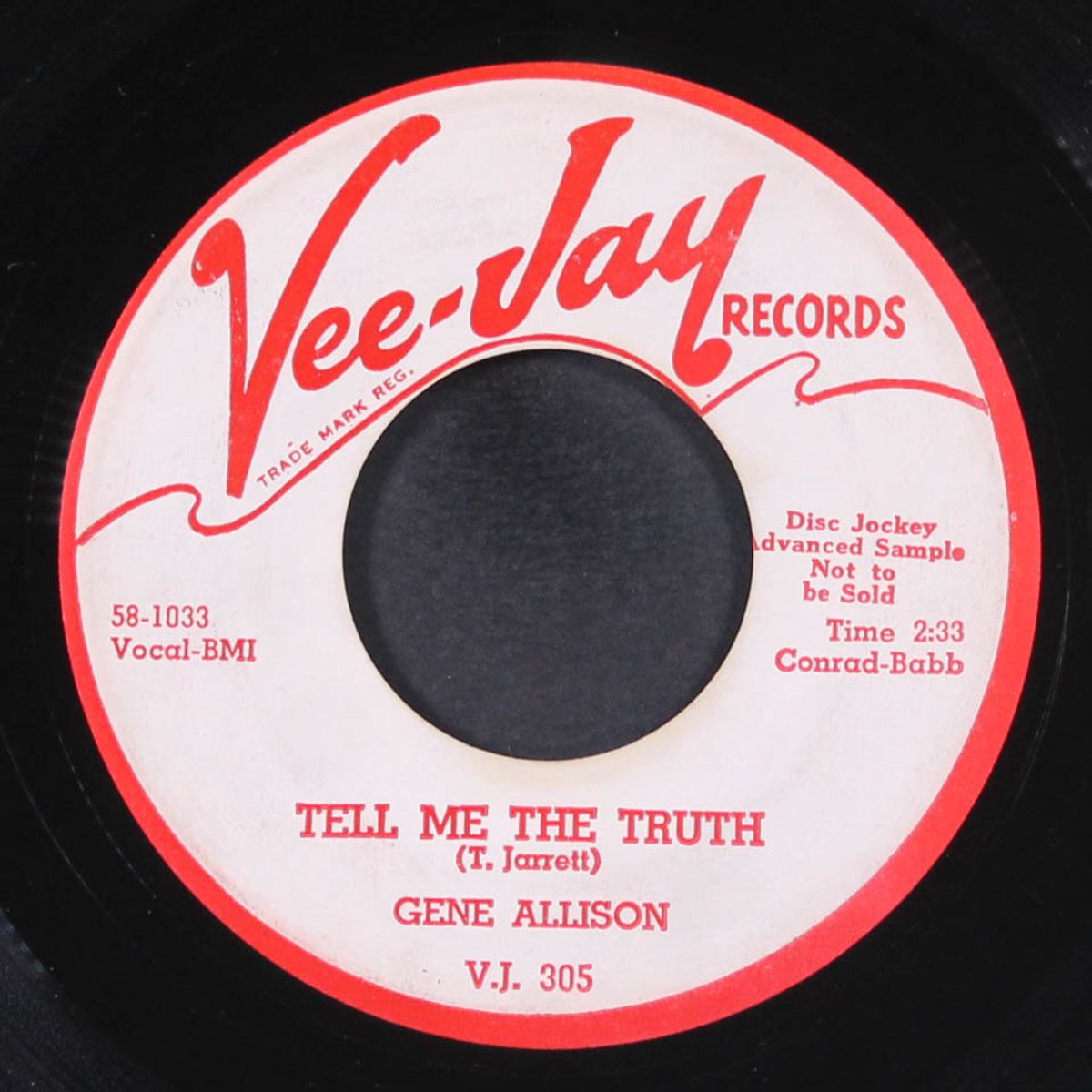 reap what you sow / tell me the truth by GENE ALLISON