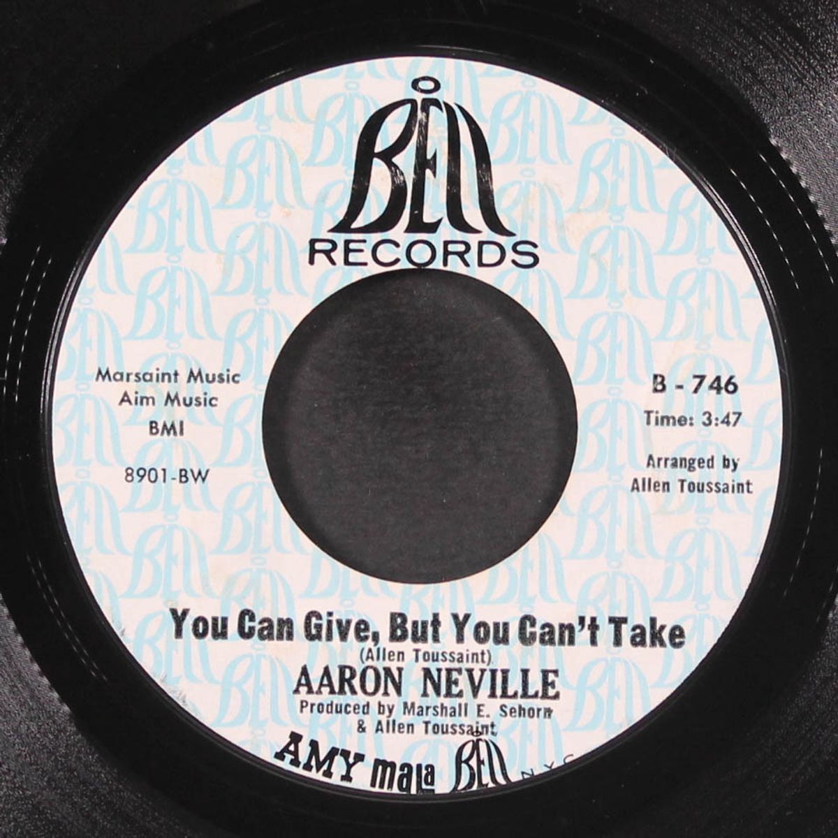 where is my baby / you can give, but you can't take by AARON NEVILLE