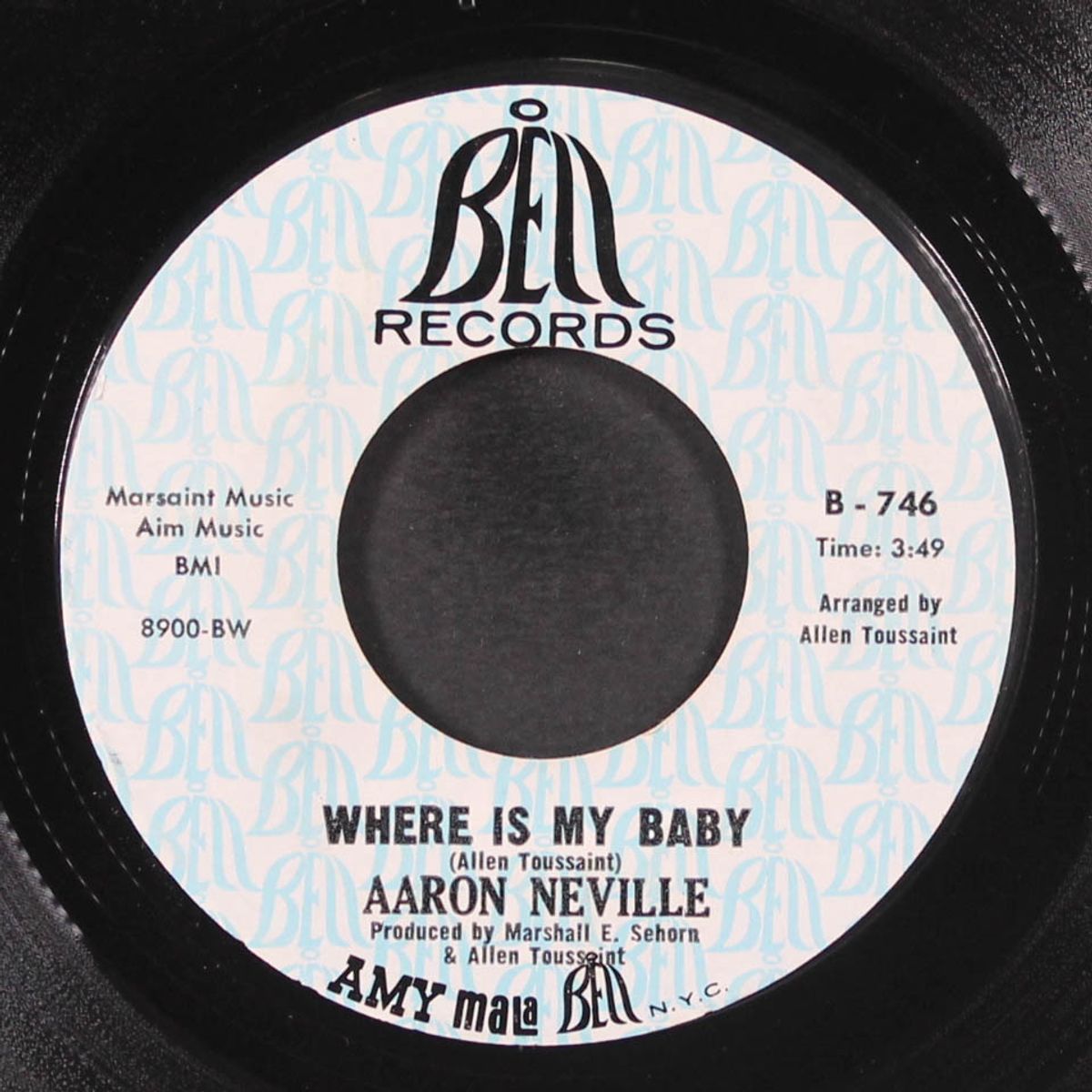 where is my baby / you can give, but you can't take by AARON NEVILLE