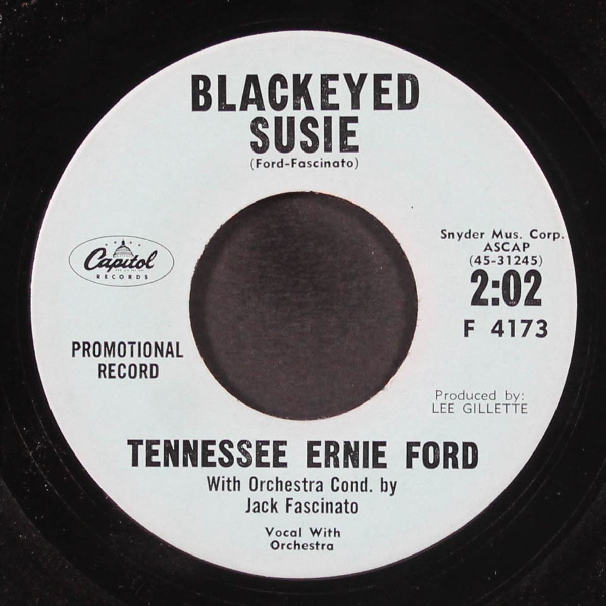 blackeyed susie by TENNESSEE ERNIE FORD