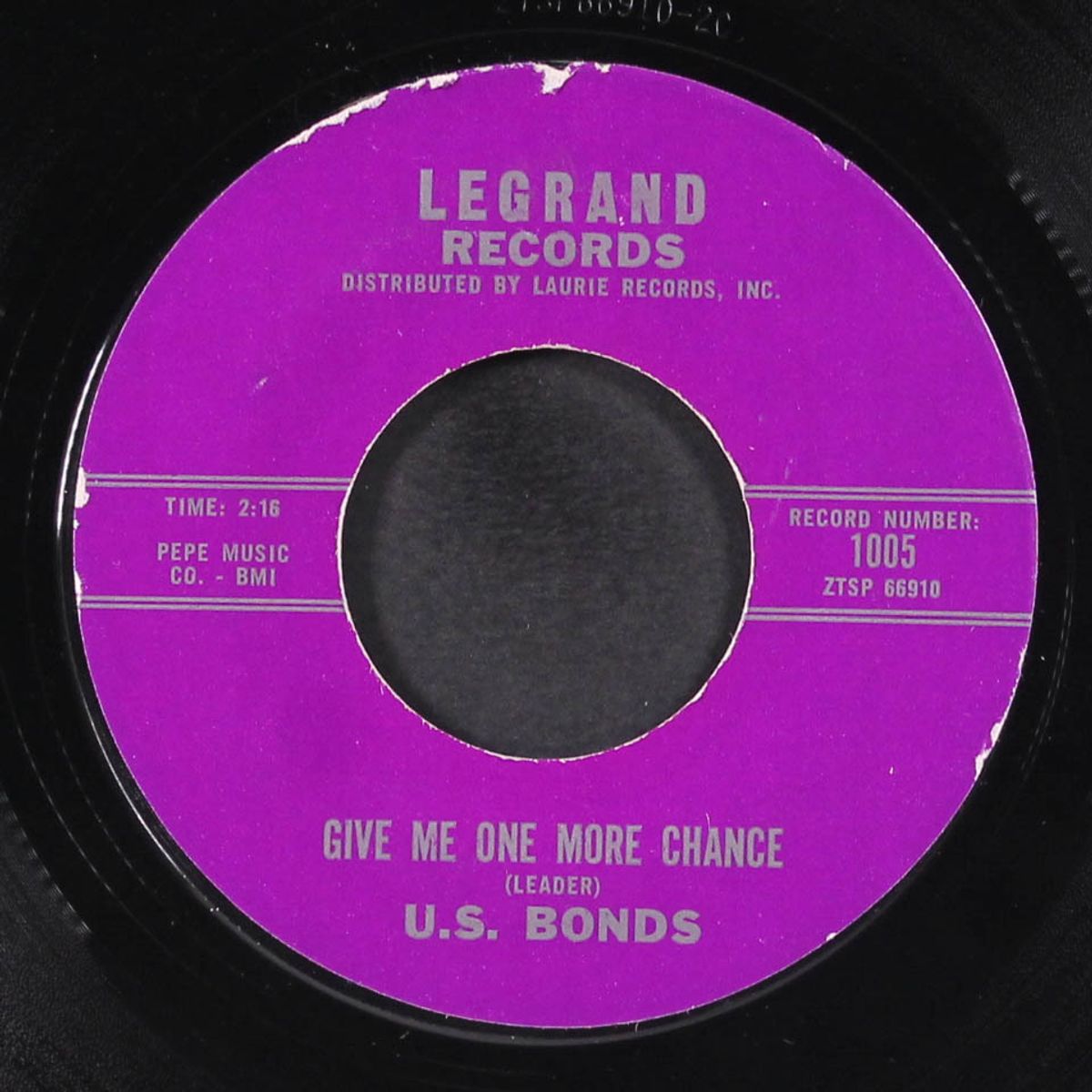 not me / give me one more chance by GARY 'U.S.' BONDS
