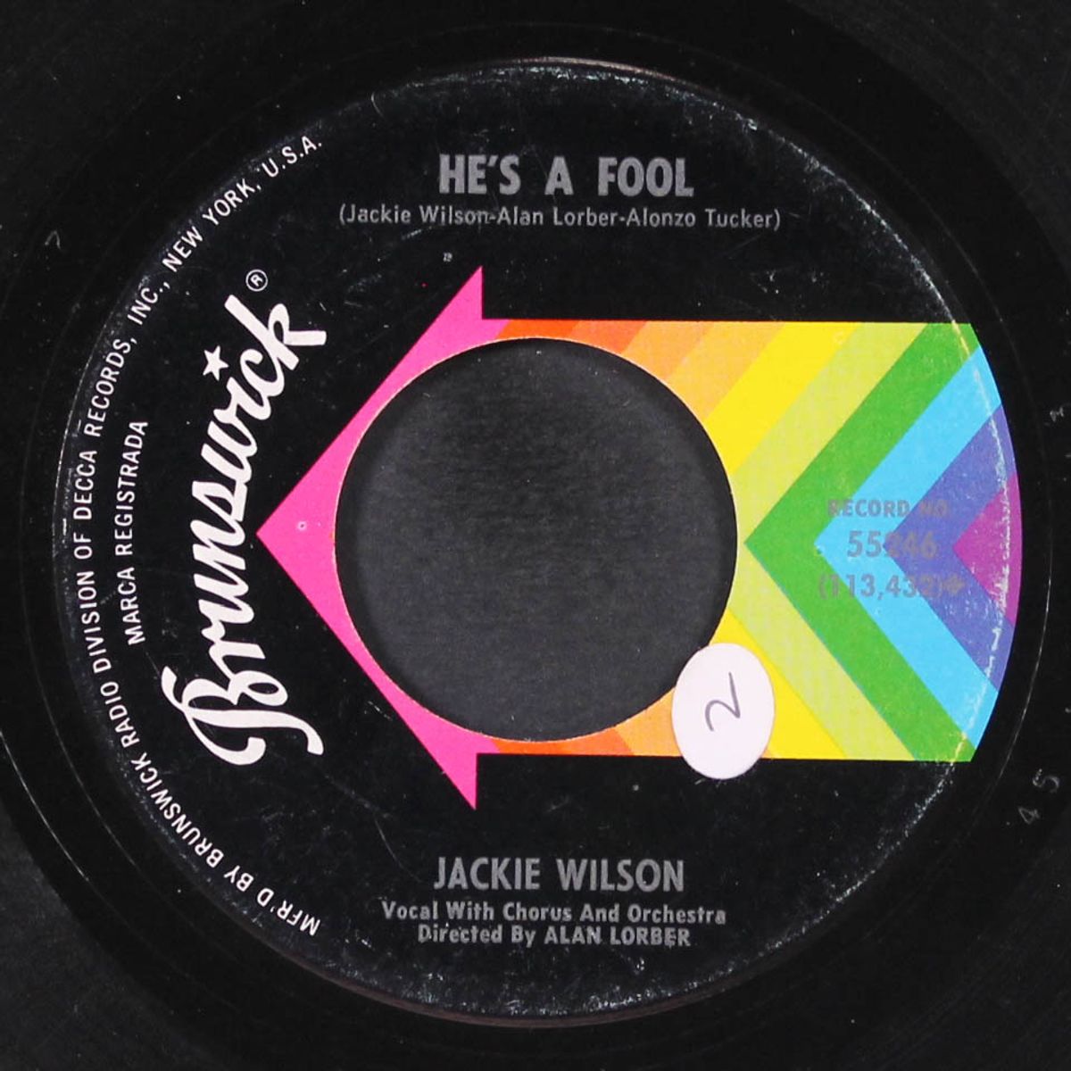 shake! shake! shake! / he's a fool by JACKIE WILSON