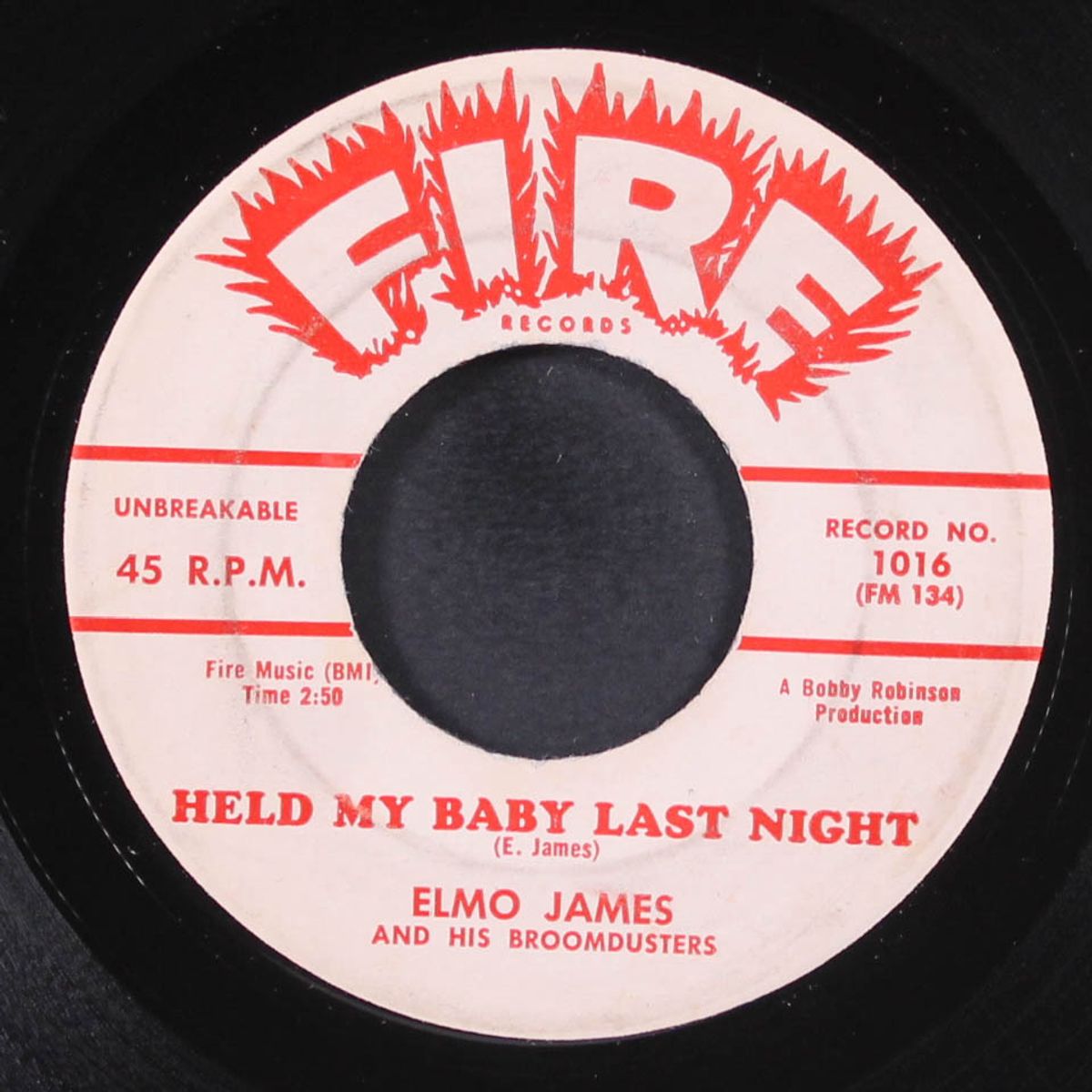 the sky is crying / i held my baby last night by ELMO JAMES