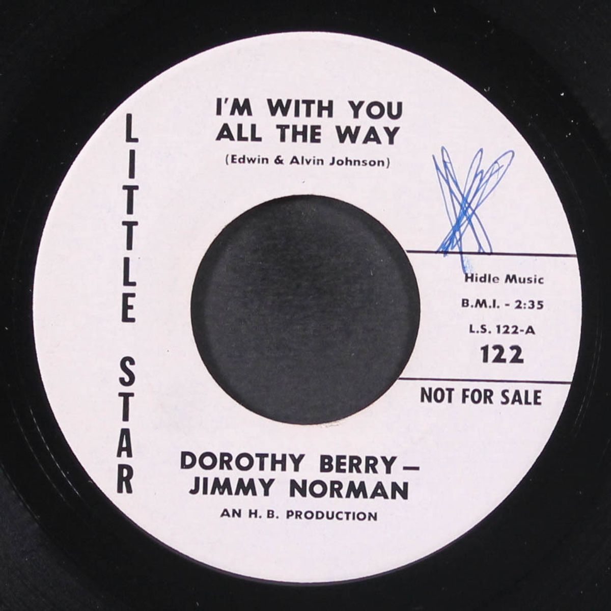 i'm with you all the way / your love by DOROTHY BERRY & JIMMY NORMAN