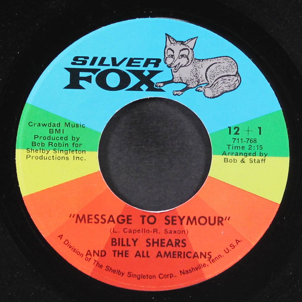 brother paul / message to seymour by BILLY SHEARS & ALL AMERICANS