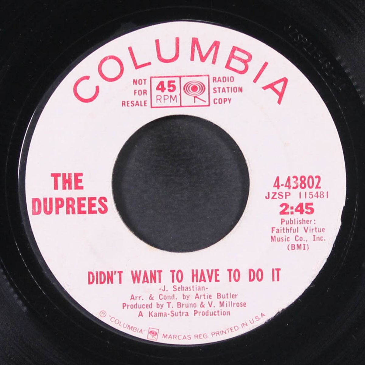 don't want to have to do it / it's not time now by DUPREES