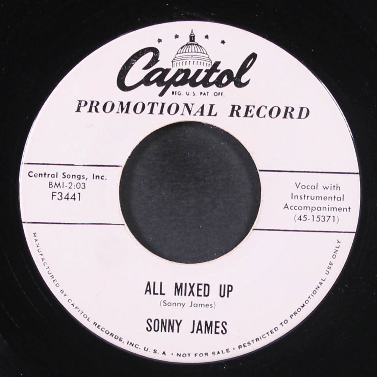 twenty feet of muddy water / all mixed up by SONNY JAMES