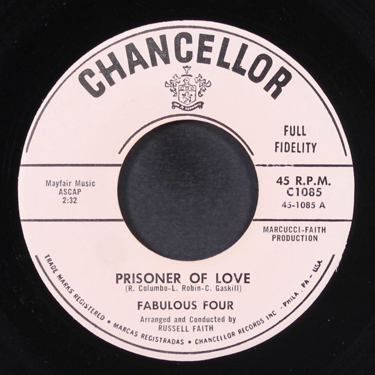 betty ann / prisoner of love by FABULOUS FOUR