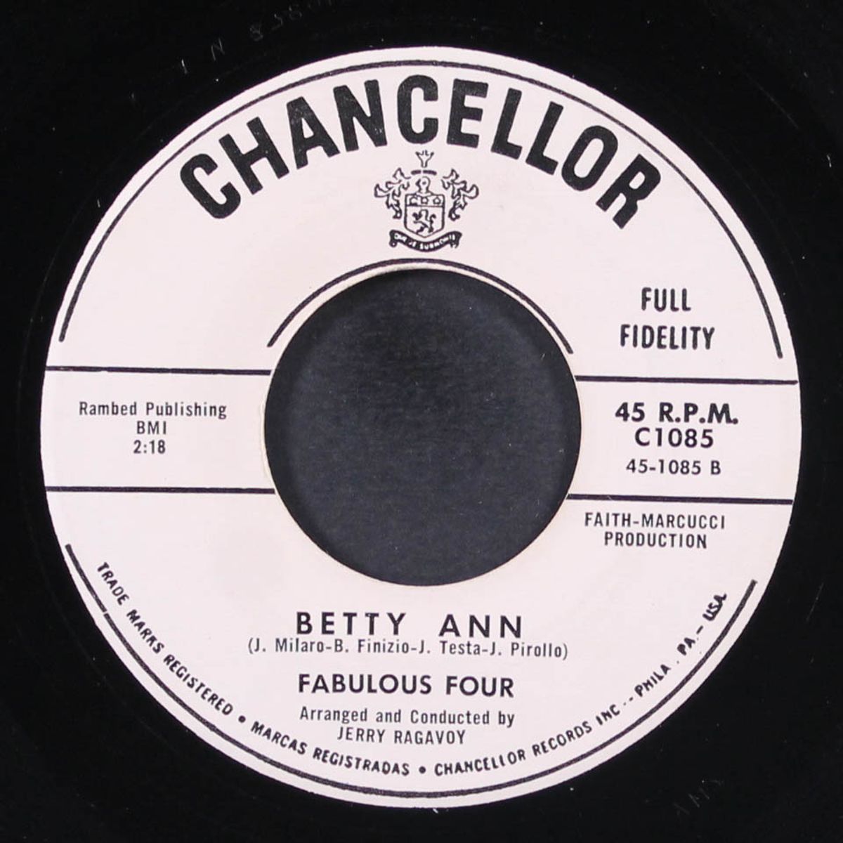 betty ann / prisoner of love by FABULOUS FOUR