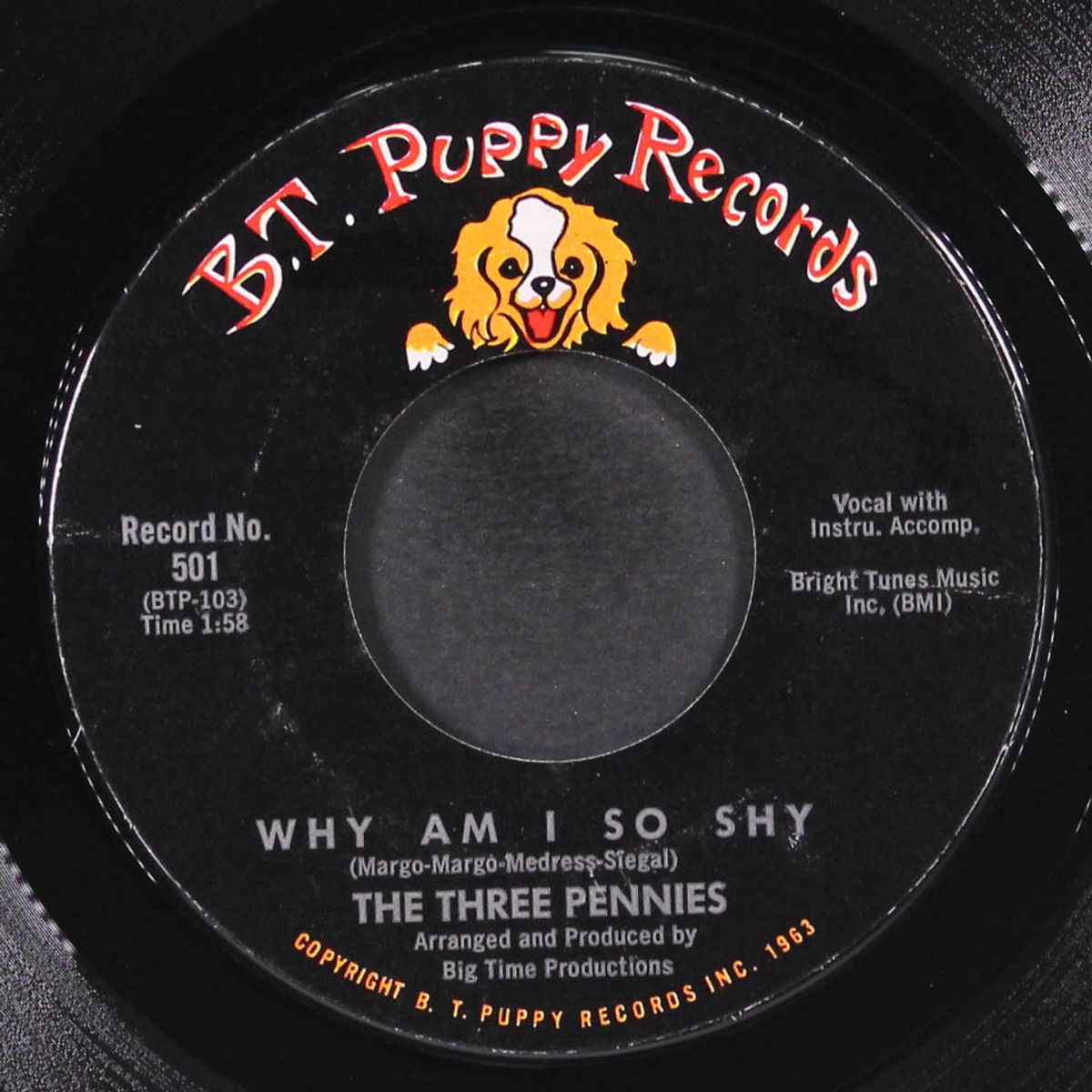 why am i so shy / a penny for your thoughts by THREE PENNIES