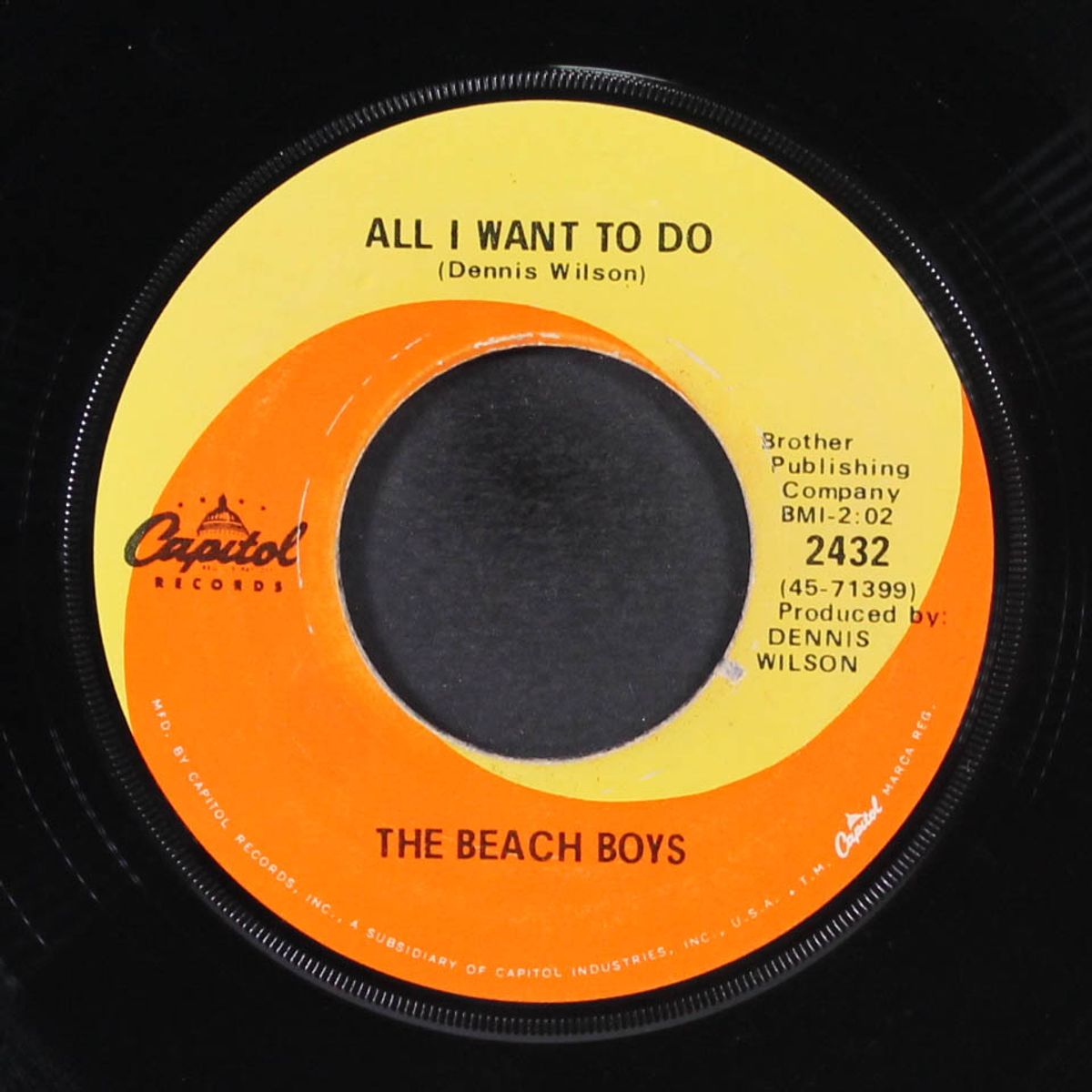 i can hear music / all i want to do by BEACH BOYS
