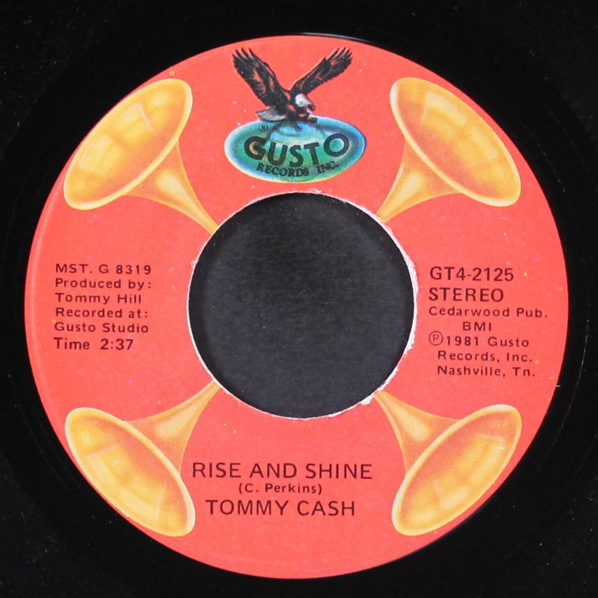 six white horses / rise & shine by TOMMY CASH