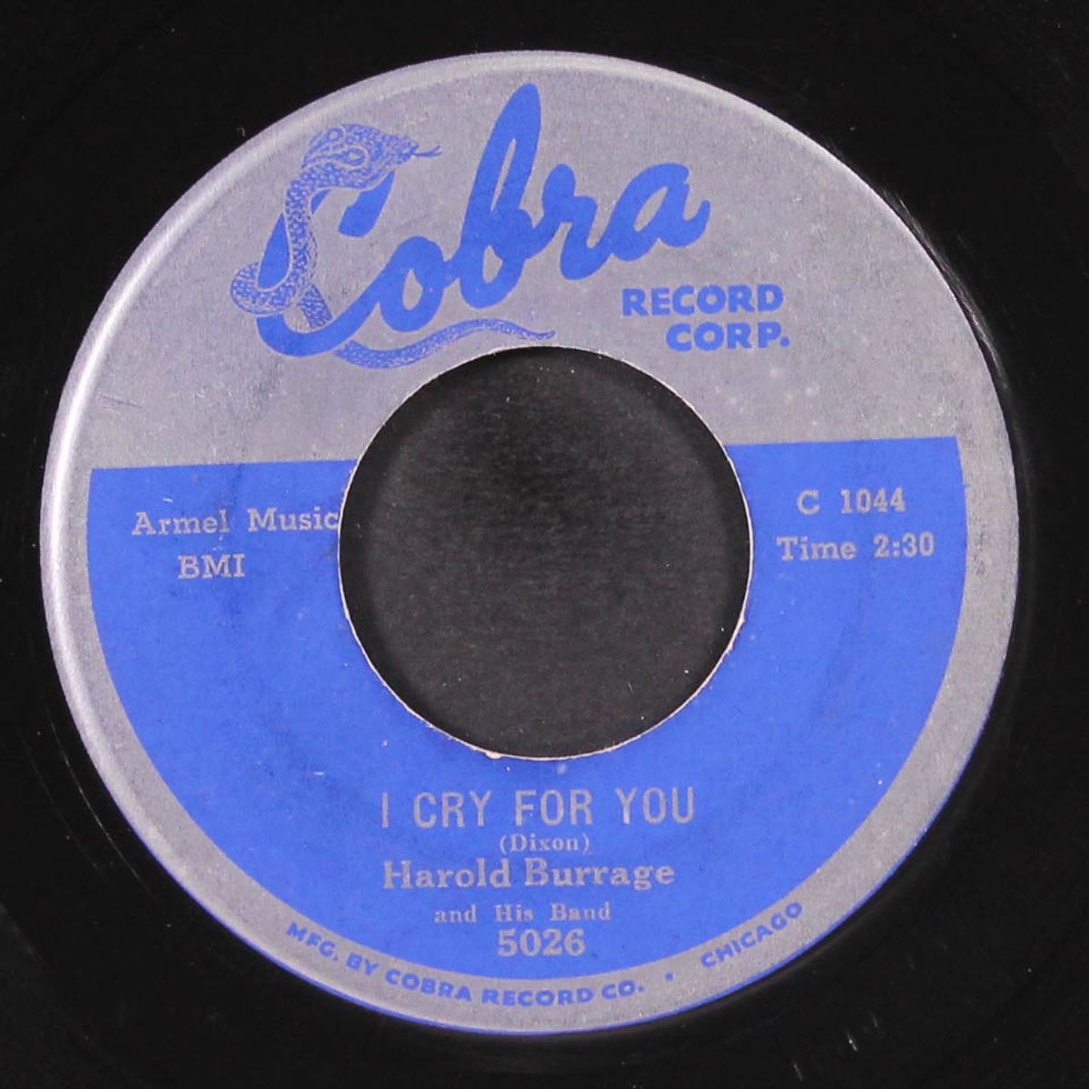i cry for you / betty jean by HAROLD BURRAGE