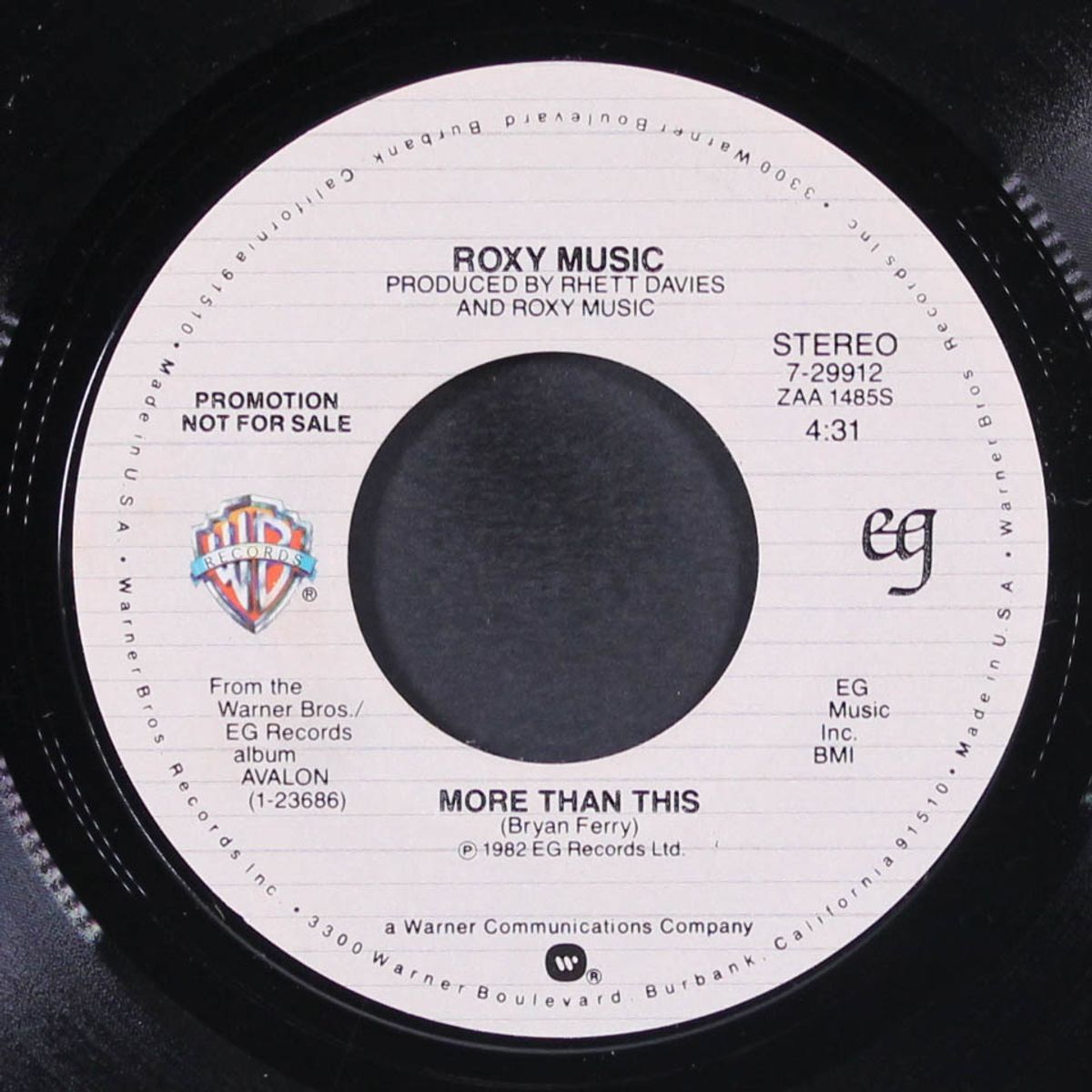 more than this / mono by ROXY MUSIC