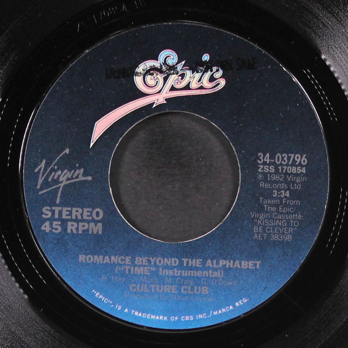 time (clock of the heart) / romance beyond the alphabet by CULTURE CLUB