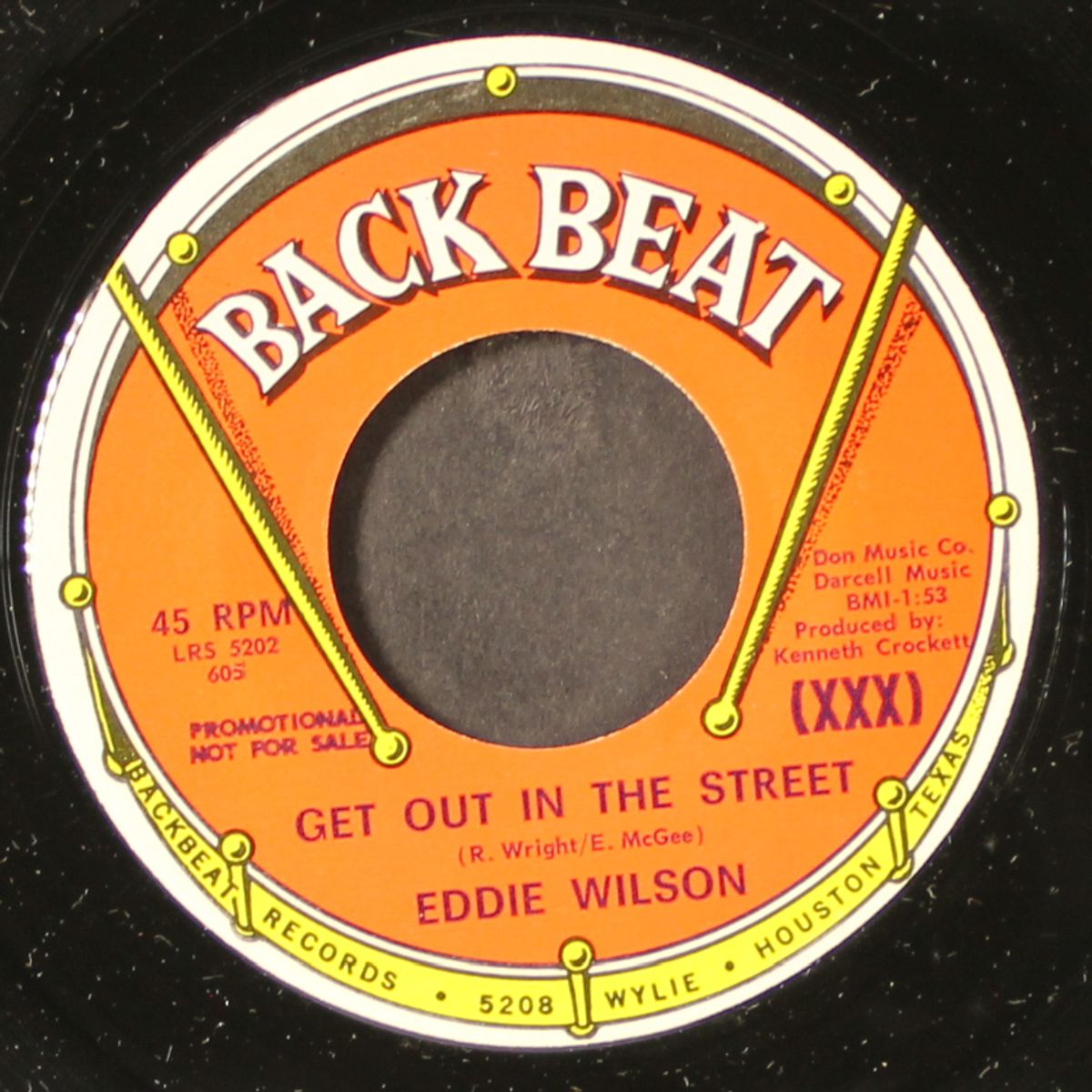 get out in the street / must be love by EDDIE WILSON