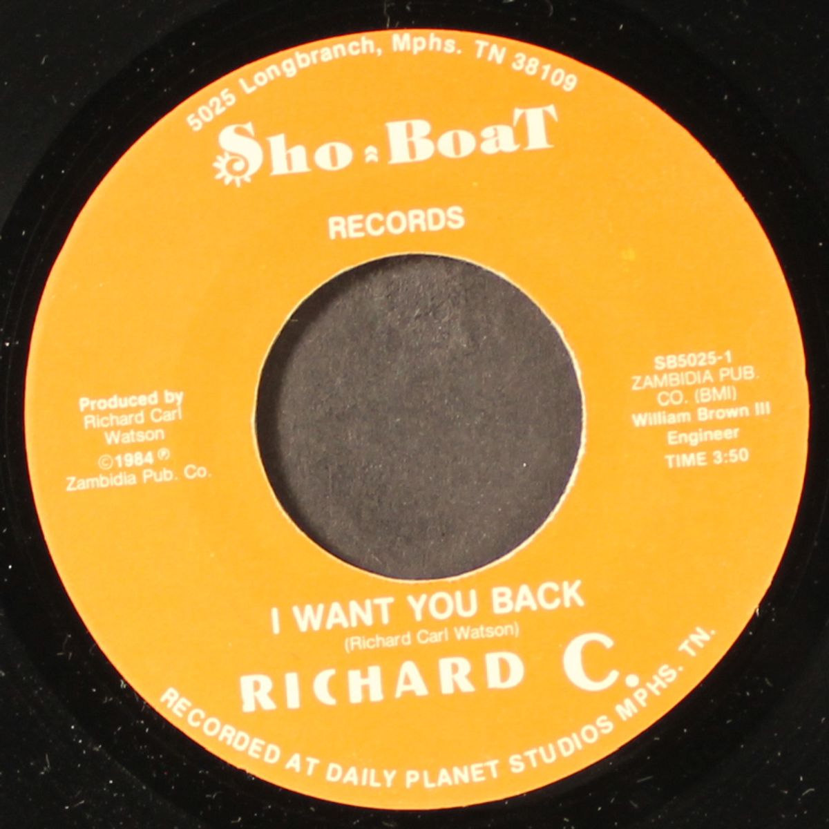 i want you back / it's hard to make it by RICHARD C