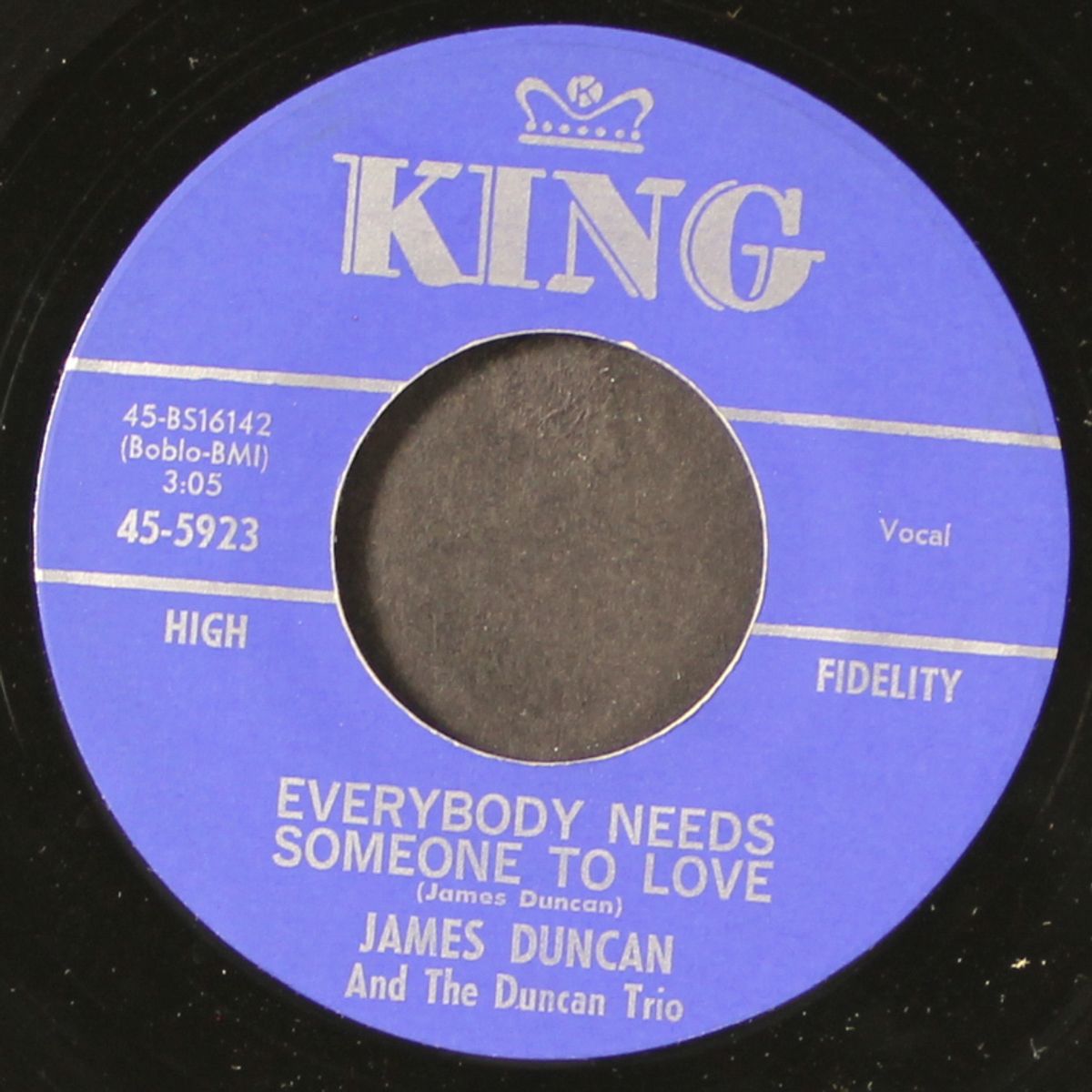 i'll be gone / everybody needs someone to love by JAMES DUNCAN