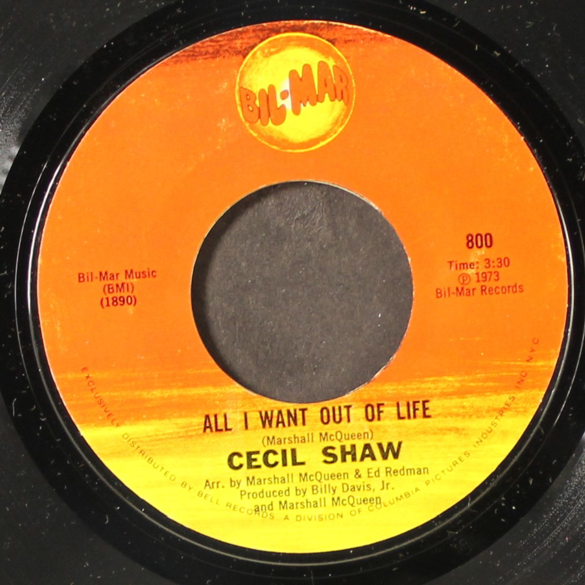 what do you want from me, girl? / all i want out of life by CECIL SHAW