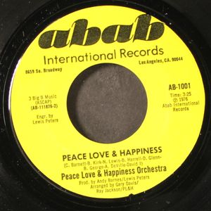 PEACE LOVE & HAPPINESS