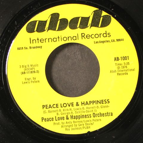 PEACE LOVE & HAPPINESS