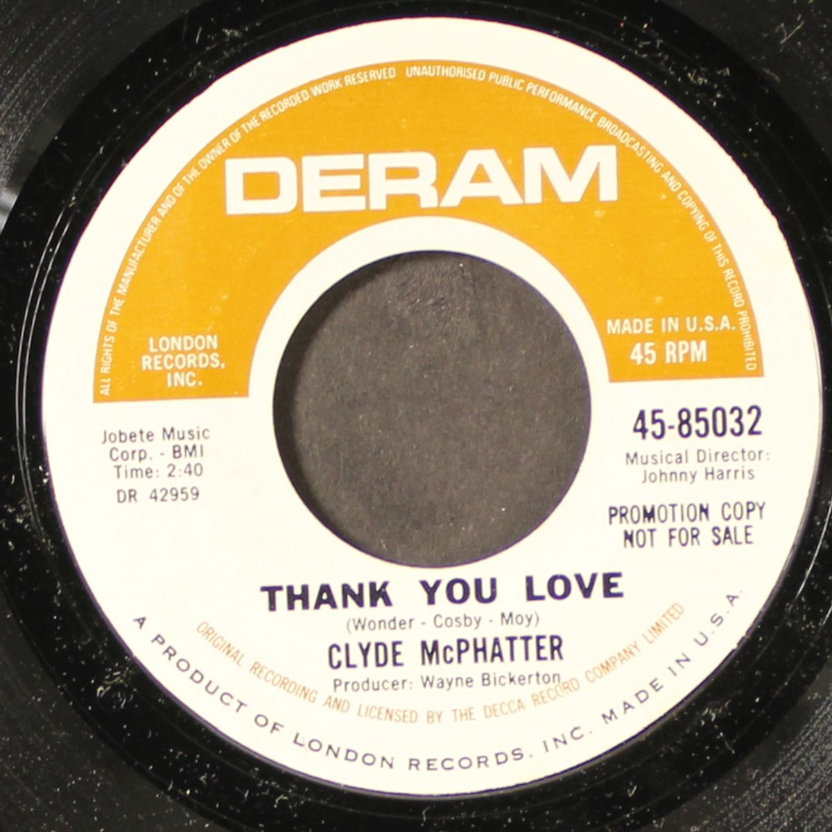 only a fool / thank you love by CLYDE MCPHATTER