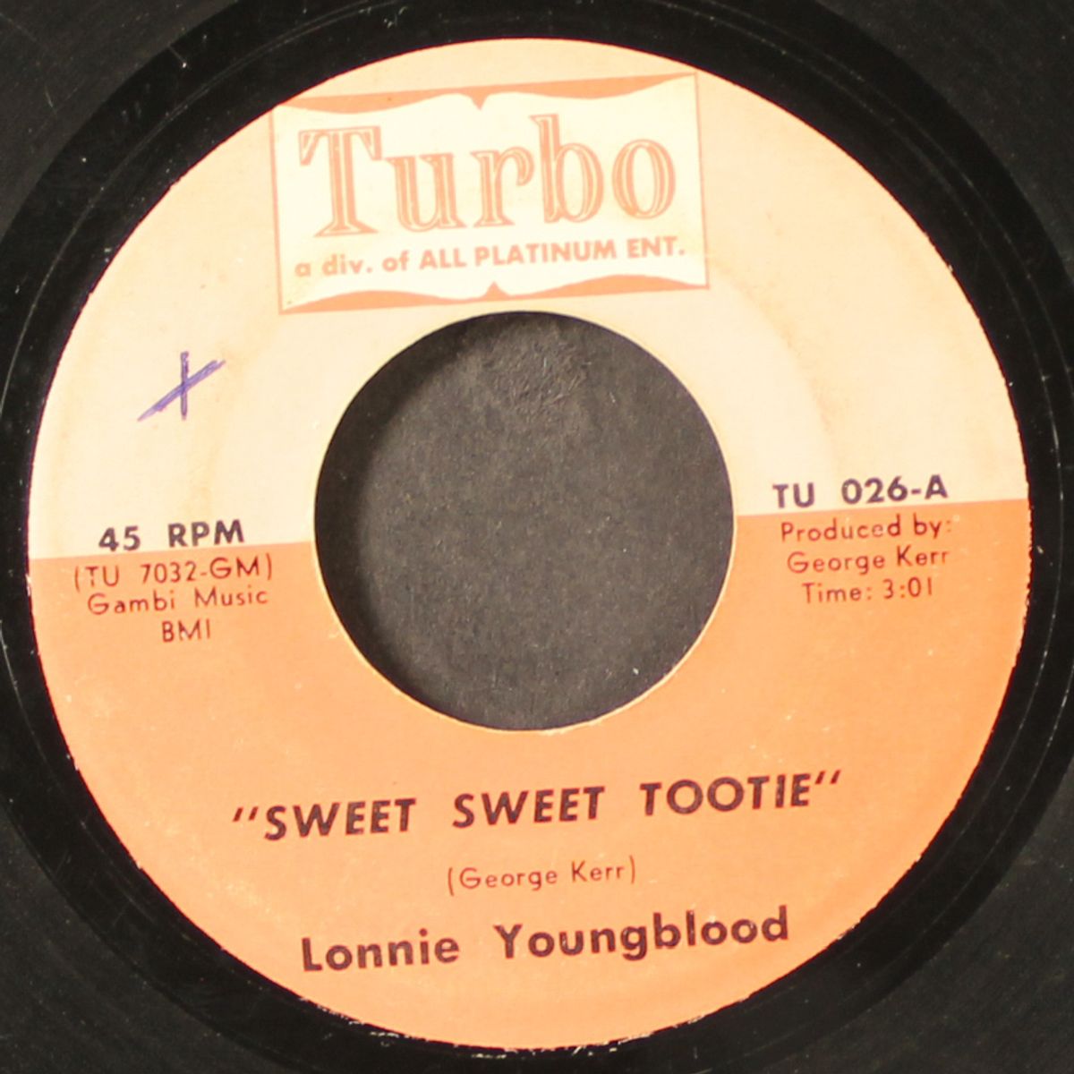 sweet, sweet tootie / in my lonely room by LONNIE YOUNGBLOOD