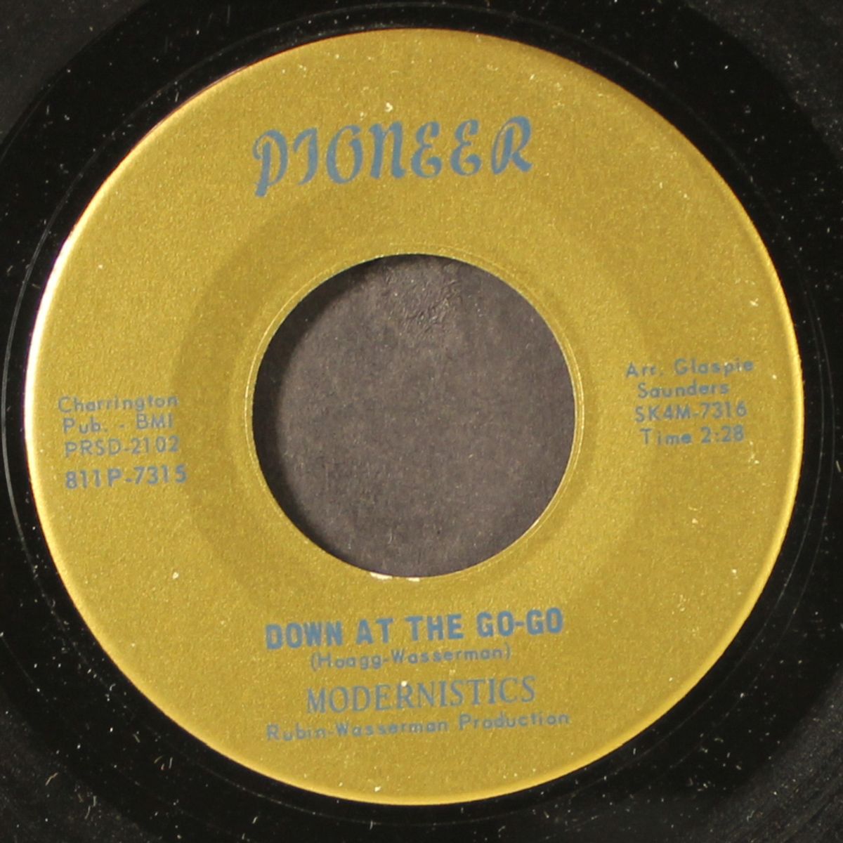 who can i turn to / down at the go-go by MODERNISTICS