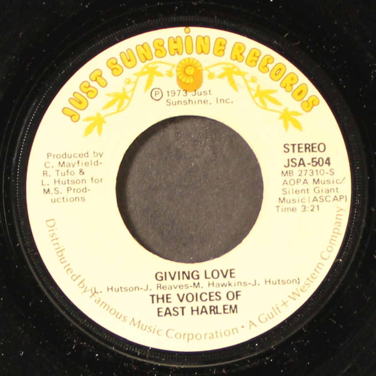 giving love / new vibrations by VOICES OF EAST HARLEM