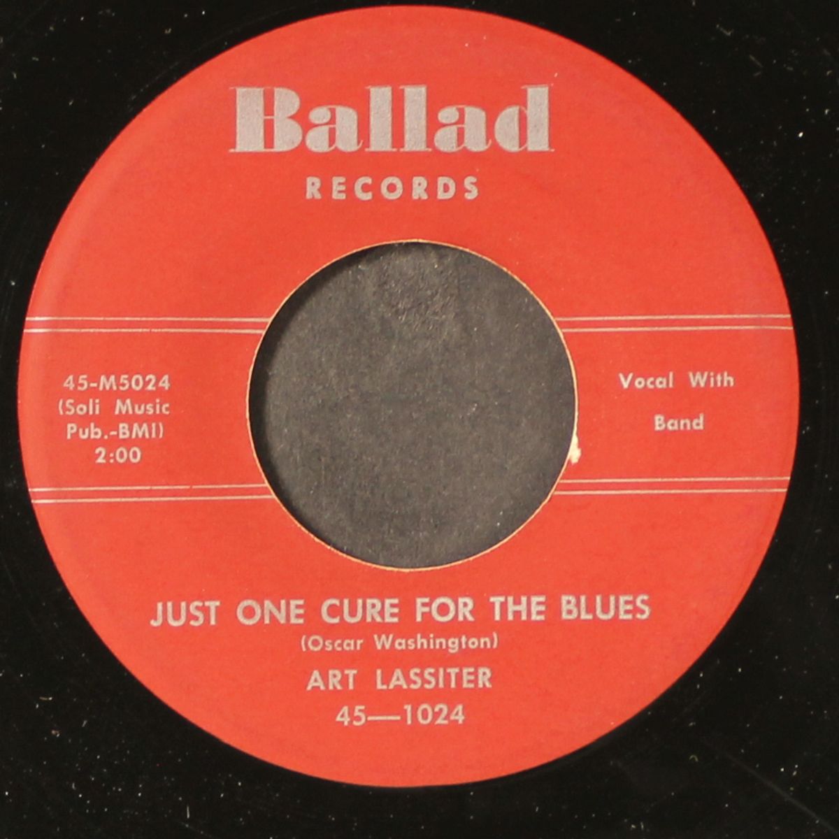 too late for tears / just one cure for the blues by ART LASSITER & GROUP