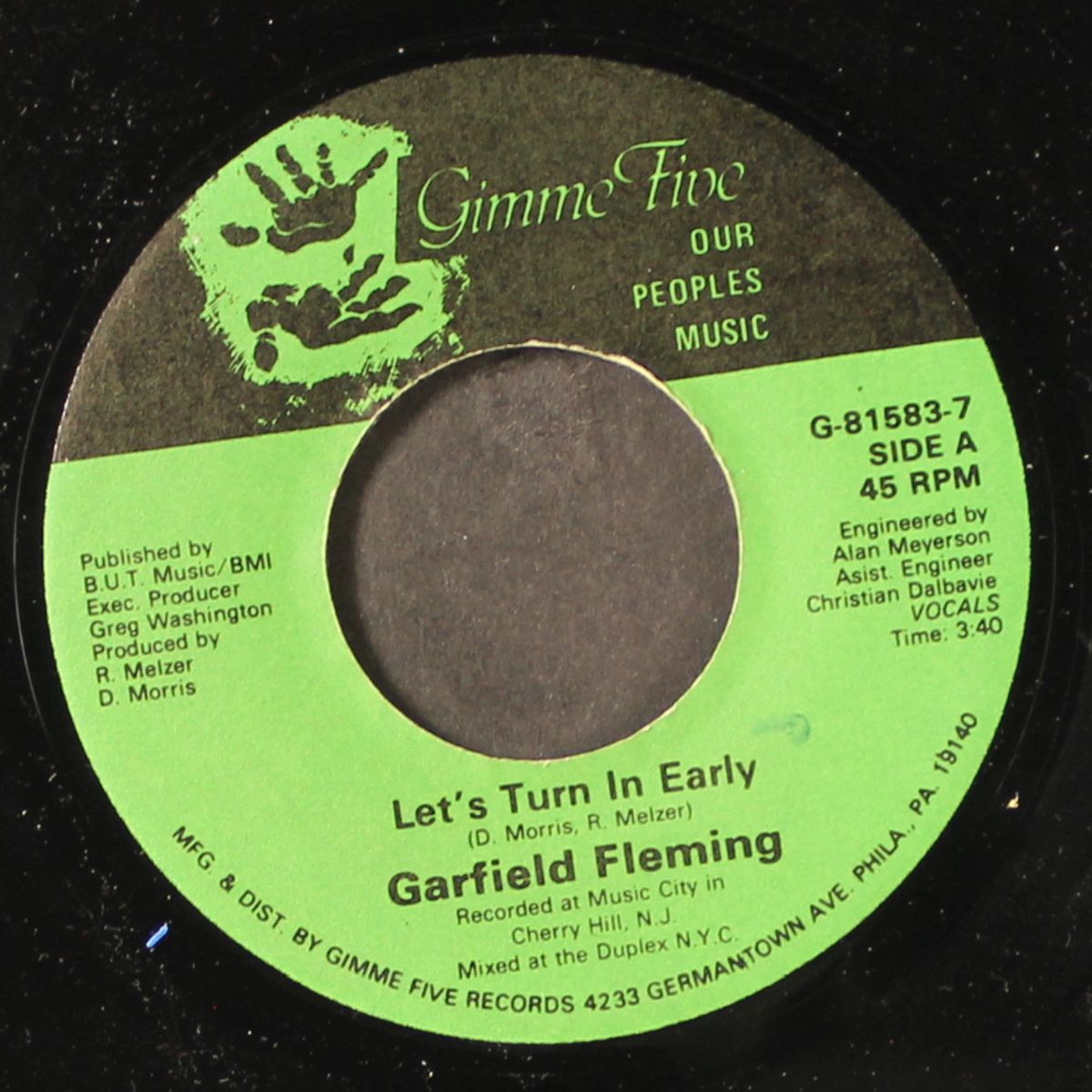 let's turn in early by GARFIELD FLEMING