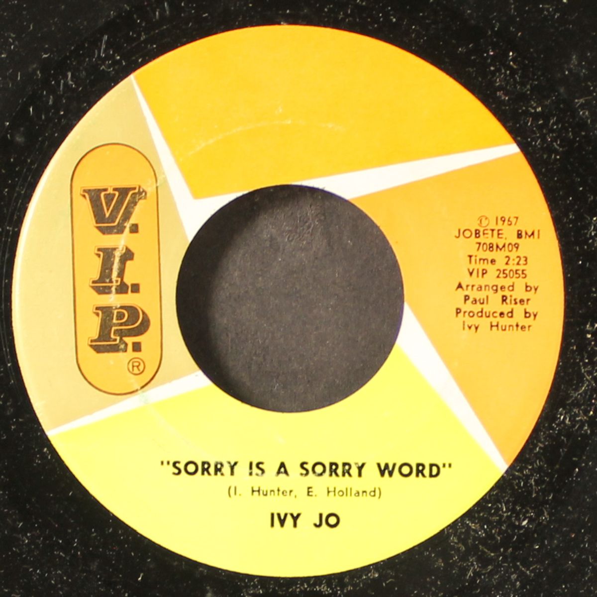 i remember when (dedicated to beverly) / sorry is a sorry word by IVY JO