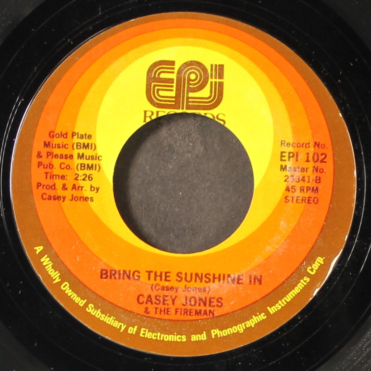 get up off your rusty dusty / bring the sunshine in by CASEY JONES