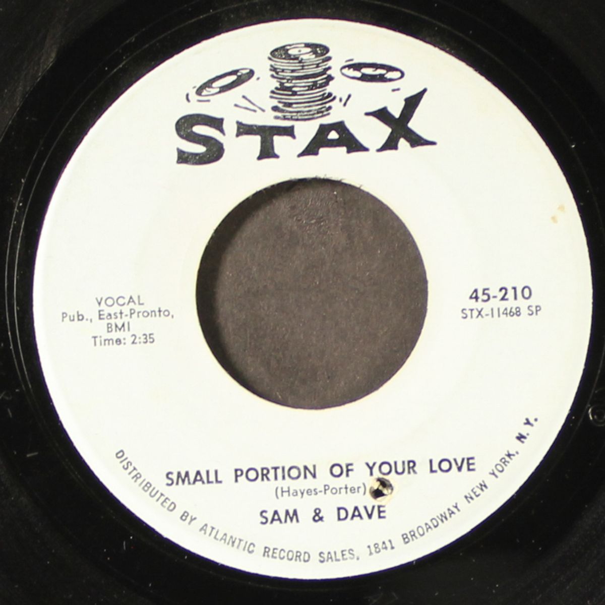 when something is wrong with my baby / a small portion of your love by SAM & DAVE