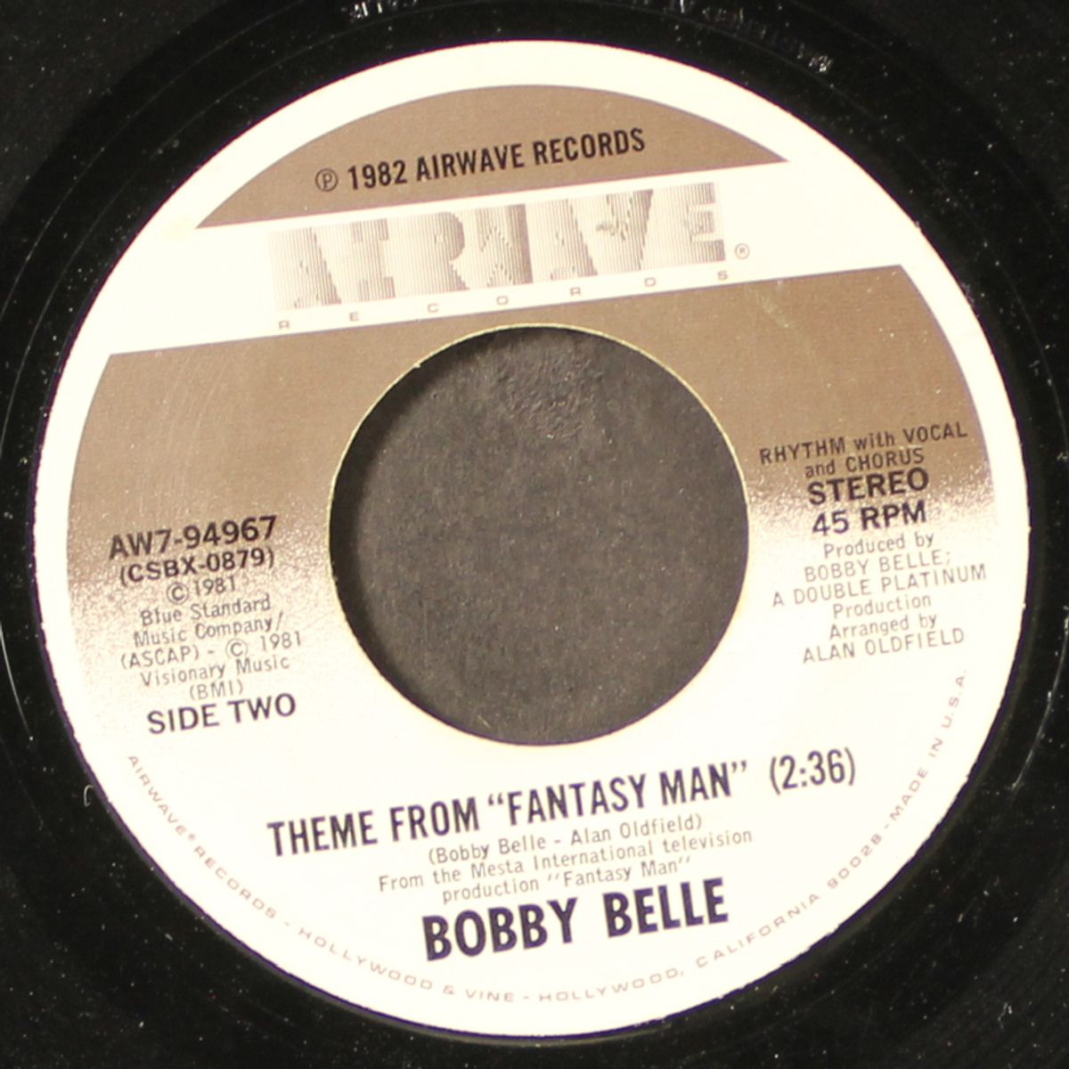 constantly on my mind / theme from fantasy man by BOBBY BELLE