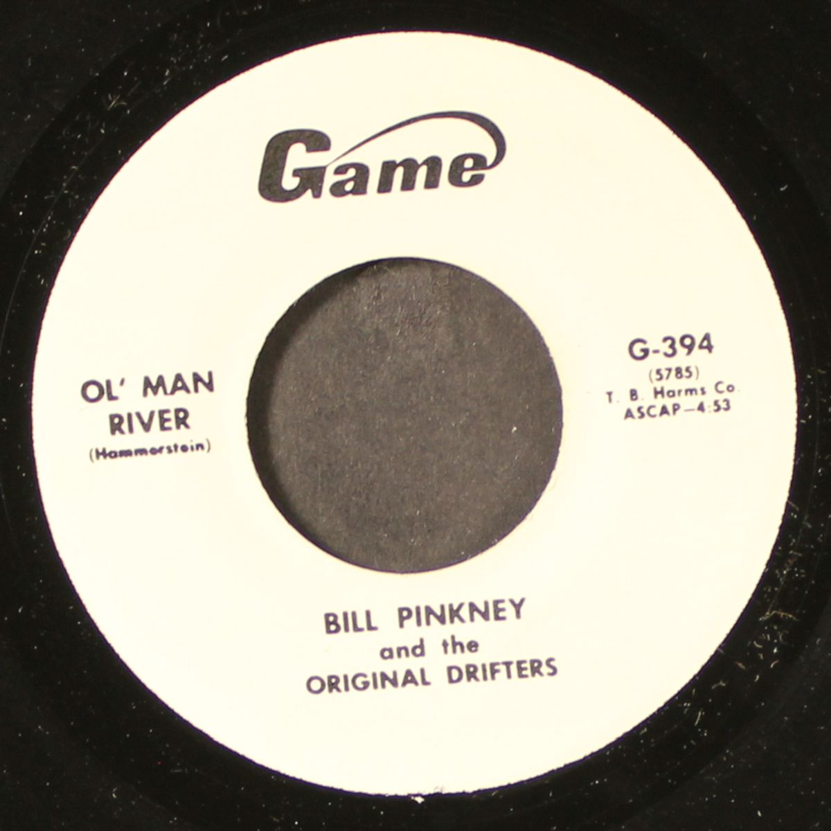 millionaire / ol' man river by BILL PINKNEY & ORIGINAL DRIFTERS