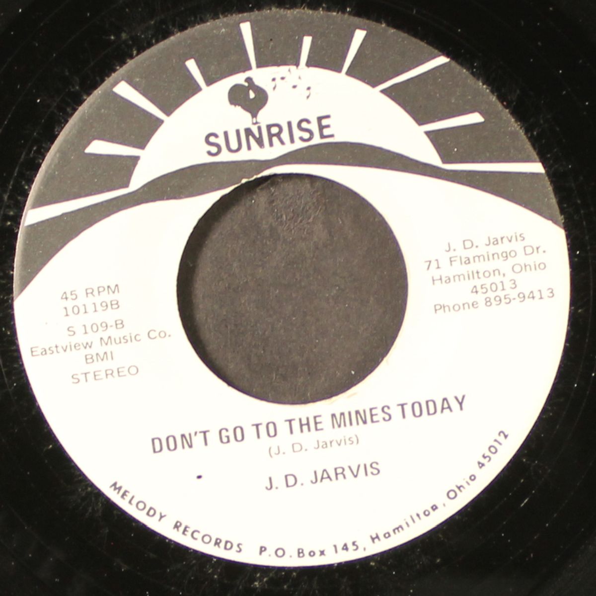 the hyden miner's tragedy / don't go to the mines today by J.D. JARVIS
