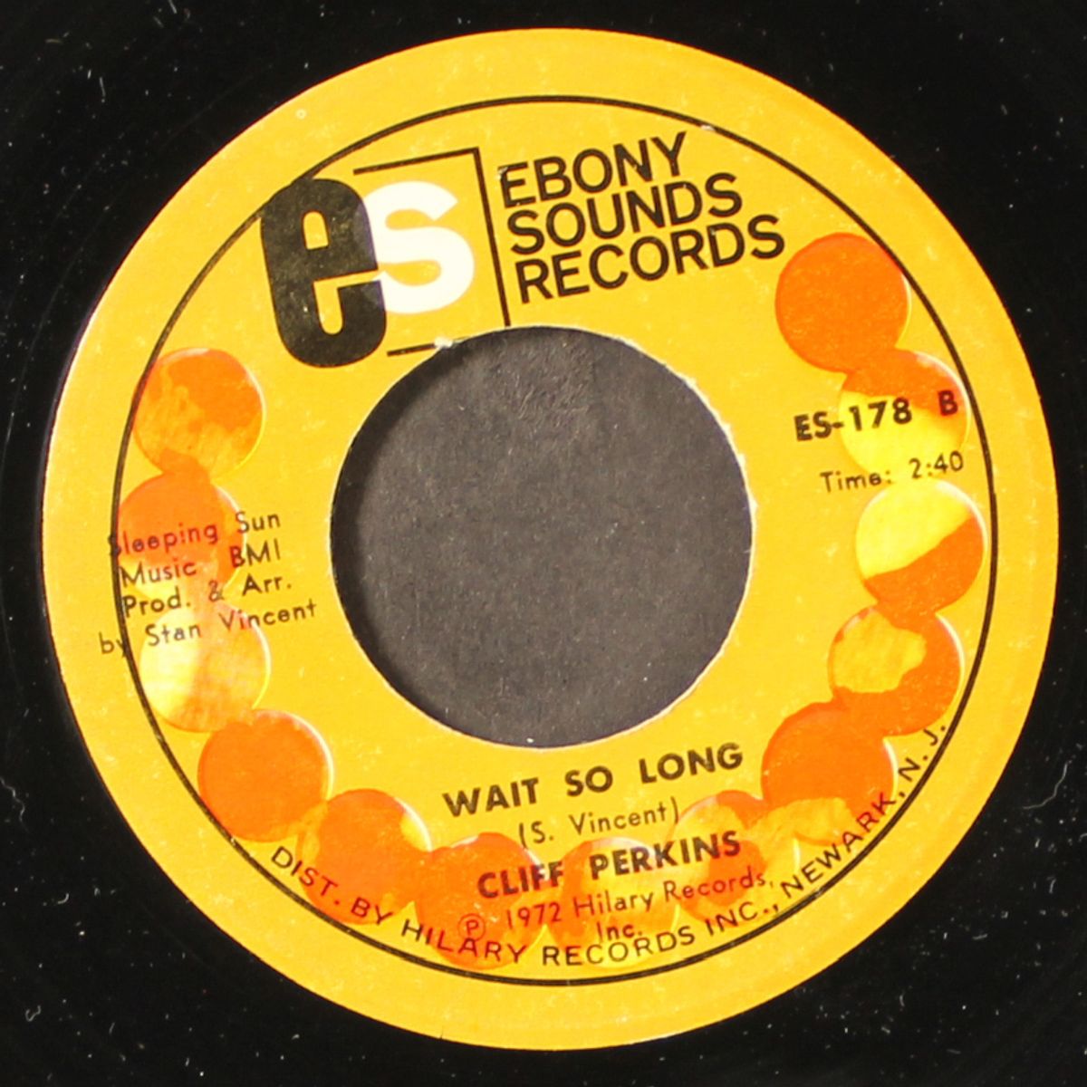 in your way / wait so long by CLIFF PERKINS
