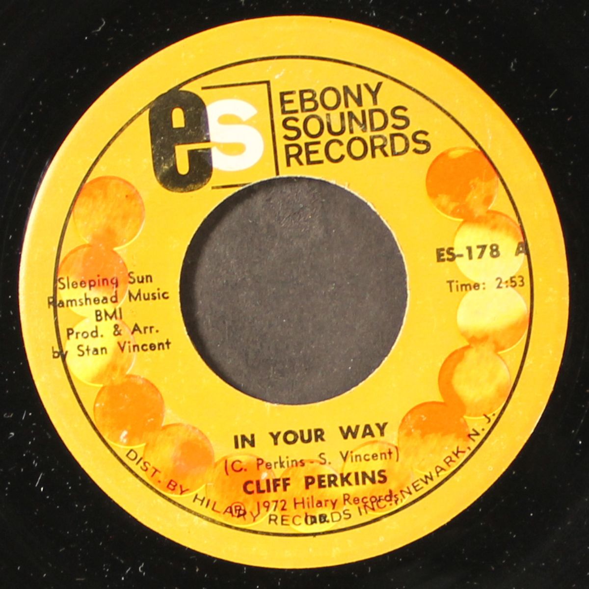 in your way / wait so long by CLIFF PERKINS