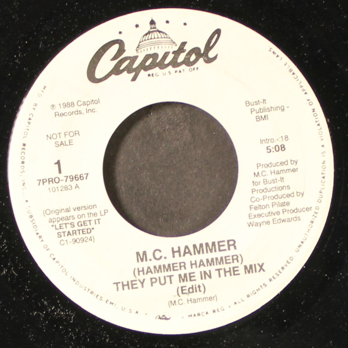 they put me in the mix / same by M.C. HAMMER