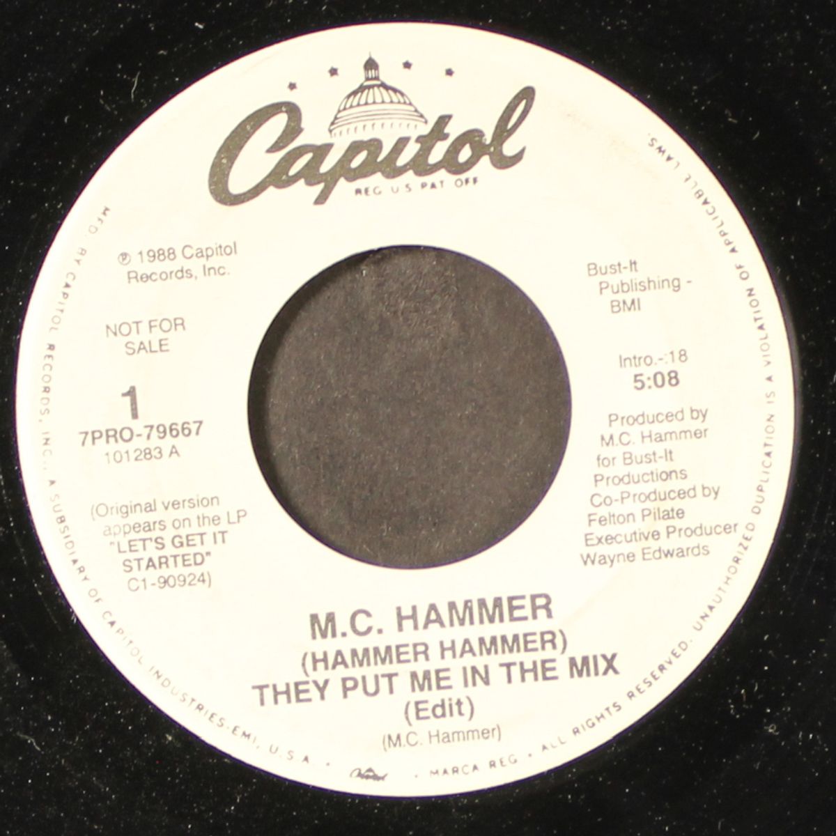 they put me in the mix / same by M.C. HAMMER