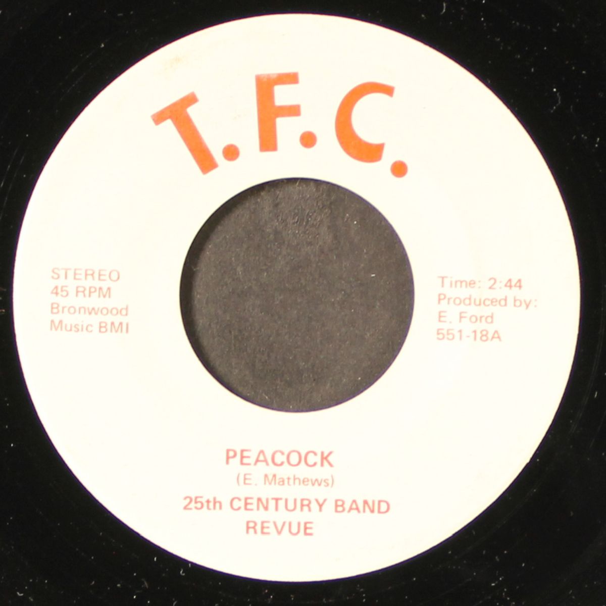 nothing is better for me / peacock by 25TH CENTURY BAND REVUE