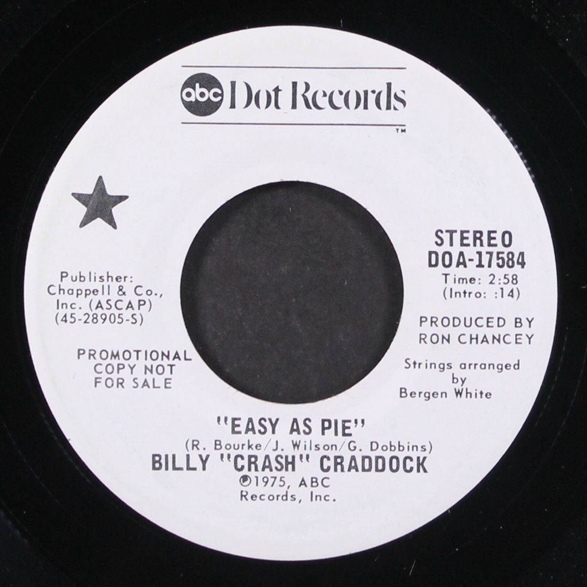 easy as pie / same by BILLY "CRASH" CRADDOCK