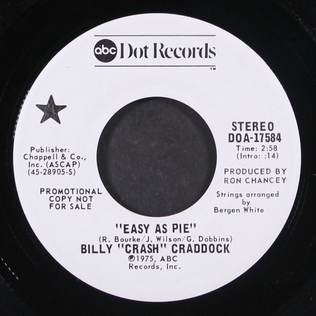 easy as pie / same by BILLY "CRASH" CRADDOCK