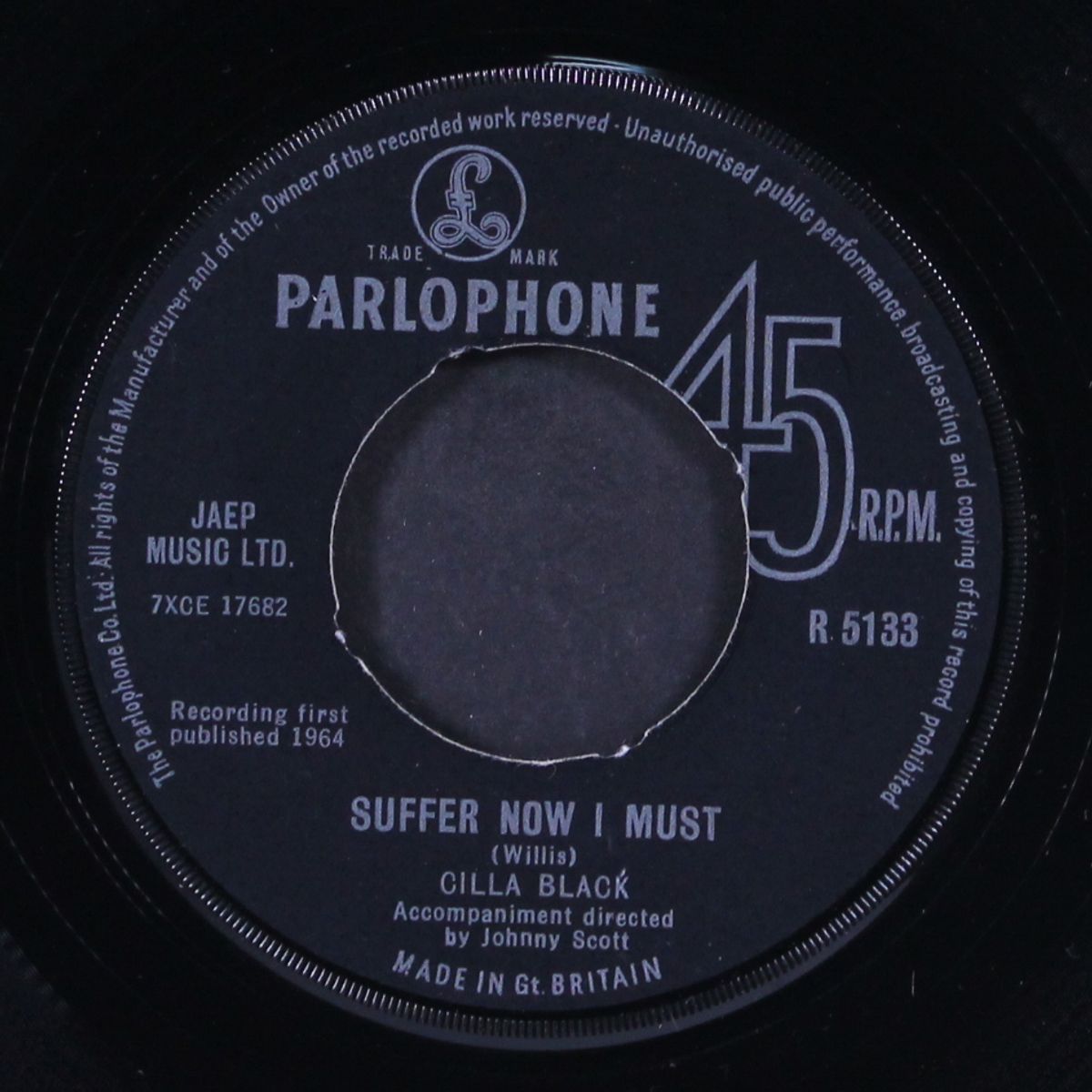 you're my world / suffer now i must by CILLA BLACK