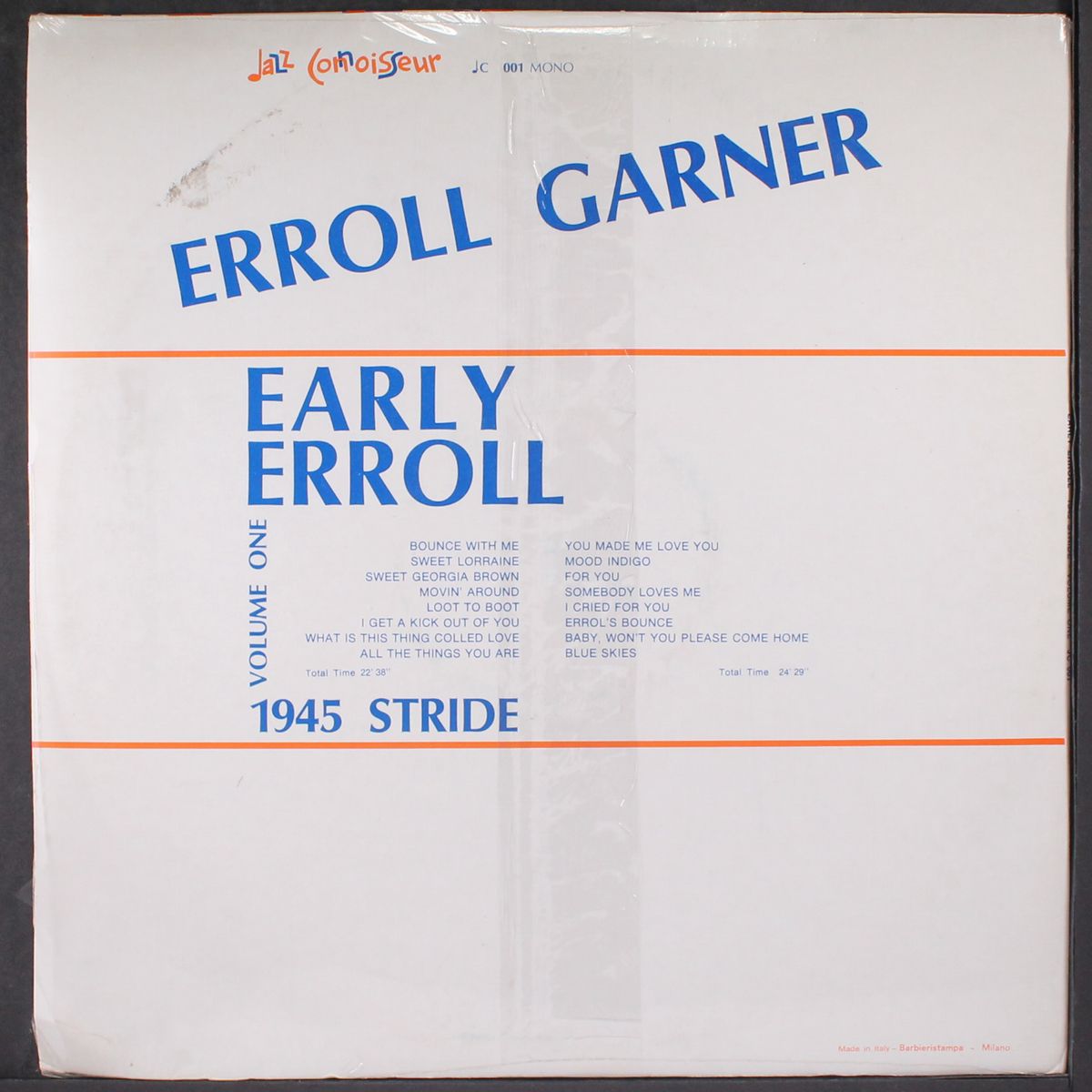 early erroll by ERROLL GARNER