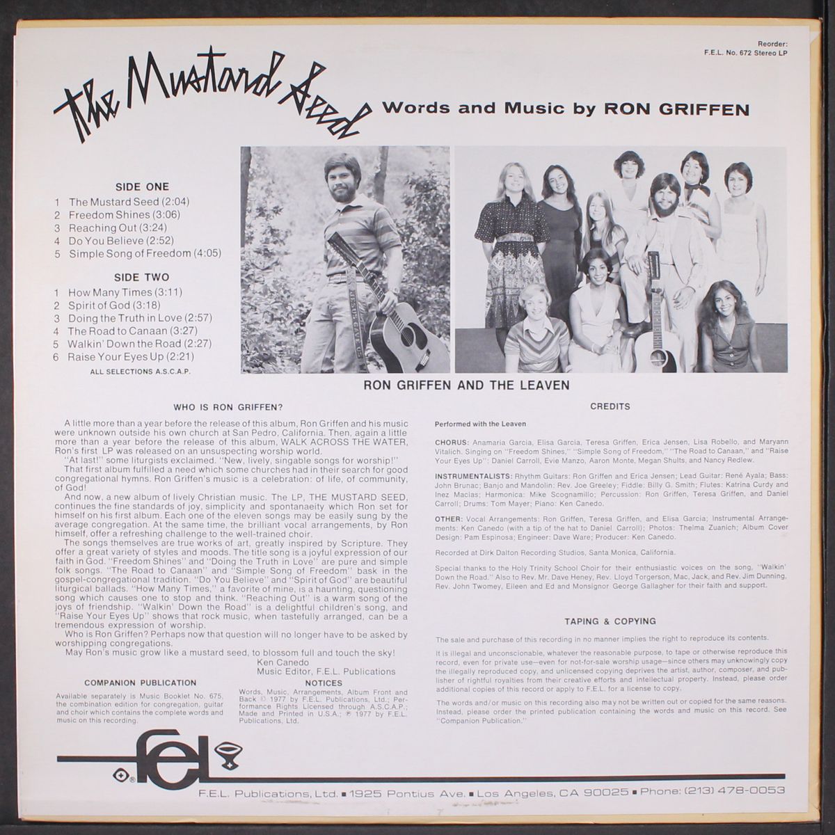 the mustard seed by RON GRIFFEN